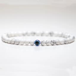 Minimalist Evil Eye Bracelet Men Female Charm 4mm Natural Stone Braslet Tiger Eyes Braclet For Male Yoga Jewelry Pulsera Hombre