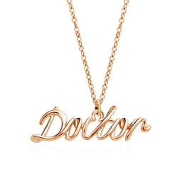 Hanreshe Gold Color Metal Doctor Brooch Pins Fashion Creative Letter Medical Jewelry Lapel Badge Gift for Doctor Nurse