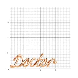 Hanreshe Gold Color Metal Doctor Brooch Pins Fashion Creative Letter Medical Jewelry Lapel Badge Gift for Doctor Nurse