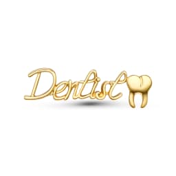 Hanreshe Gold Color Metal Doctor Brooch Pins Fashion Creative Letter Medical Jewelry Lapel Badge Gift for Doctor Nurse