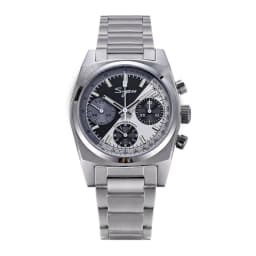 Sugess Chronograph Master Mens Watch 37mm ST1902 Swanneck Movement Mechanical Wristwatch Sapphire Crystal Waterproof S419-2 New