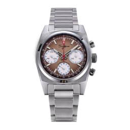 Sugess Chronograph Master Mens Watch 37mm ST1902 Swanneck Movement Mechanical Wristwatch Sapphire Crystal Waterproof S419-2 New