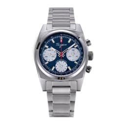 Sugess Chronograph Master Mens Watch 37mm ST1902 Swanneck Movement Mechanical Wristwatch Sapphire Crystal Waterproof S419-2 New