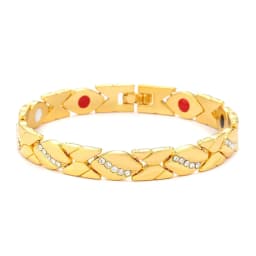 Retro Copper Color Magnetic Bracelet Men's Arthritis Pain Relief Adjustable Bio-Energy Blood Pressure Bracelet Healthy Jewelry