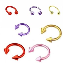 Wholesale 6/8/10mm Staineless Steel Nose Rings Cool Piercing Exquisite Earing Lip Septum Premium Feel Ring Fashion Body Jewelry