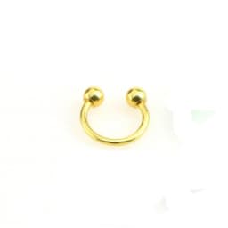 Wholesale 6/8/10mm Staineless Steel Nose Rings Cool Piercing Exquisite Earing Lip Septum Premium Feel Ring Fashion Body Jewelry
