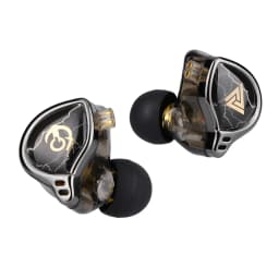 QKZ x HBB 10mm Titanium-Coated Diaphragm HiFi In Ear Monitor Earphones Semi-open Cavity CNC Aluminum Alloy Faceplate