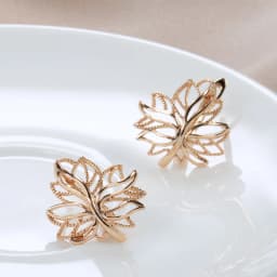 Kinel Hot Fashion Glossy Dangle Earrings 585 Rose Gold Simple Leaf Earrings For Women High Quality Daily Fine Jewelry