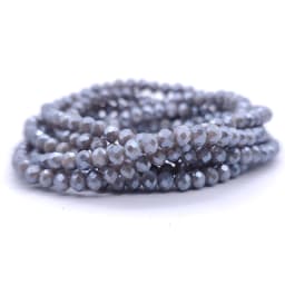 Czech Crystal Shiny Faceted Glass Beads round Loose Spacer Beads for Jewelry Making 2mm 3mm 4mm 6mm 8mm Necklace Bracelet Access