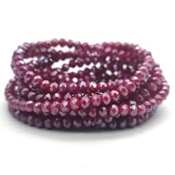 Czech Crystal Shiny Faceted Glass Beads round Loose Spacer Beads for Jewelry Making 2mm 3mm 4mm 6mm 8mm Necklace Bracelet Access