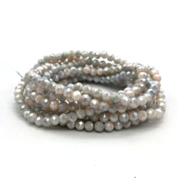 Czech Crystal Shiny Faceted Glass Beads round Loose Spacer Beads for Jewelry Making 2mm 3mm 4mm 6mm 8mm Necklace Bracelet Access