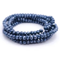 Czech Crystal Shiny Faceted Glass Beads round Loose Spacer Beads for Jewelry Making 2mm 3mm 4mm 6mm 8mm Necklace Bracelet Access