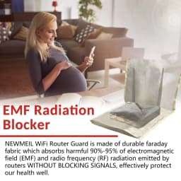 WiFi Router Cover EMF Radiation Protection Bag Shielding RF Blocking 5G Guard Your Health and Family