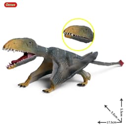 Oenux Classic Jurassic Dinosaur Brinquedo Quetzalcoatlus Ljahjas Pterodactyl Action Figures AnimalS Model PVC Collection Kid Toy