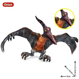 Oenux Classic Jurassic Dinosaur Brinquedo Quetzalcoatlus Ljahjas Pterodactyl Action Figures AnimalS Model PVC Collection Kid Toy