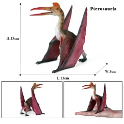 Oenux Classic Jurassic Dinosaur Brinquedo Quetzalcoatlus Ljahjas Pterodactyl Action Figures AnimalS Model PVC Collection Kid Toy