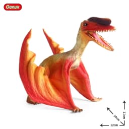 Oenux Classic Jurassic Dinosaur Brinquedo Quetzalcoatlus Ljahjas Pterodactyl Action Figures AnimalS Model PVC Collection Kid Toy