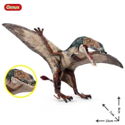 Oenux Classic Jurassic Dinosaur Brinquedo Quetzalcoatlus Ljahjas Pterodactyl Action Figures AnimalS Model PVC Collection Kid Toy