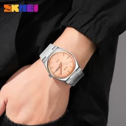 SKMEI 9288 Man reloj hombre Casual Quartz Clock Male Full Steel Time Week Sports Watch Mens Waterproof Business Wristwatches