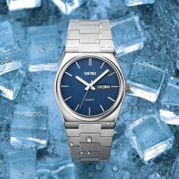 SKMEI 9288 Man reloj hombre Casual Quartz Clock Male Full Steel Time Week Sports Watch Mens Waterproof Business Wristwatches