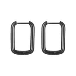 Fashion Minimalist Gold Color Stainless Steel Heart Earrings For Women Girl Simple Punk Hoop Earrings Piercing Korean Jewelry