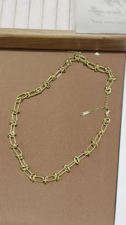PANGJERY 316L Stainless Steel Entangled Lines Necklace For Women Classic Hip Hop Clavicle Chain Party Jewelry Gifts Wholesale