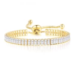 Black Crystal Tennis Bracelets for Women & Men Luxury Iced Out Cubic Zirconia Adjustable Bracelet On Hand Hippie Jewelry DZH051
