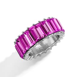 Ekopdee Luxury Band Zircon Rings For Women Eternity Promise CZ Crystal Finger Ring Engagement Wedding Jewelry Hot Sale Love Gift