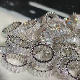 Ekopdee Luxury Band Zircon Rings For Women Eternity Promise CZ Crystal Finger Ring Engagement Wedding Jewelry Hot Sale Love Gift