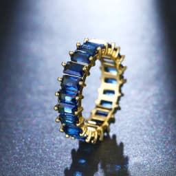 Ekopdee Luxury Band Zircon Rings For Women Eternity Promise CZ Crystal Finger Ring Engagement Wedding Jewelry Hot Sale Love Gift