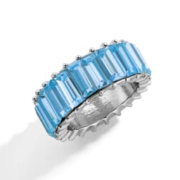Ekopdee Luxury Band Zircon Rings For Women Eternity Promise CZ Crystal Finger Ring Engagement Wedding Jewelry Hot Sale Love Gift