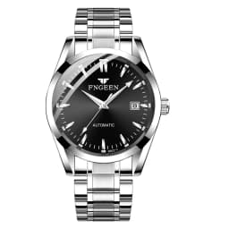 New Fashion Blue Light Automatic Mechanical Watches Business Men Luxury Watch Casual Calendar Wristwatches Male Gifts Watches