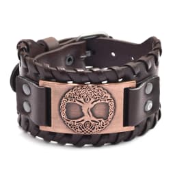 Trendy Viking Bracelet Nordic Rune Compass God Bird Charm Men's Bracelet New Fashion Leather Woven Jewelry Accessorie Party Gift