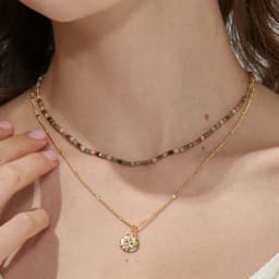 ZMZY Vintage Unique New Natural Stones Simple Choker Necklaces Women Beaded Collar Necklace Designer Jewelry Bijoux