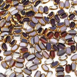 6mm Briolette Oval Glass Beads Plated Golden Color Crystal Loose Spacer Bead Diy Bracelet Necklace Beads Accessories