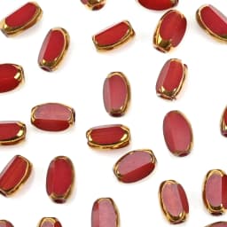 6mm Briolette Oval Glass Beads Plated Golden Color Crystal Loose Spacer Bead Diy Bracelet Necklace Beads Accessories