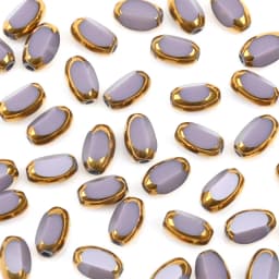 6mm Briolette Oval Glass Beads Plated Golden Color Crystal Loose Spacer Bead Diy Bracelet Necklace Beads Accessories