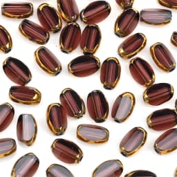 6mm Briolette Oval Glass Beads Plated Golden Color Crystal Loose Spacer Bead Diy Bracelet Necklace Beads Accessories