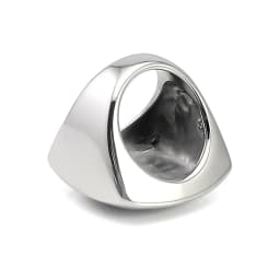 New Luxury Big gold ring girls fashion items sliver ring gold and gun color plating vintage ring men Wedding Party Jewelry Gifts