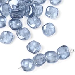20PCS 11mm Corrugated AB Shiny Glass Beads For DIY Bracelet Accessory Earrings Jewelry Making Supplies Irregular Crystal Beads