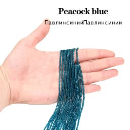 35cm/Lot 2mm Colorful Faceted Crystal Bead Round Glass Bead Loose Spacer Bead for DIY Jewelry Bracelet Necklace Making Supplies