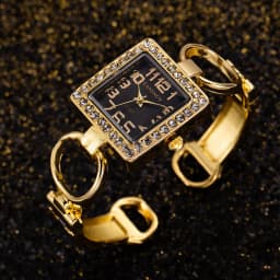 Fashion Women's Gold Watch Bangle Bracelet Stainless Steel Luxury Watches for Women Ladies Quartz Wristwatch Relogio