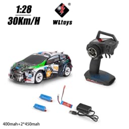 Wltoys RC 1/28 30Km/H 284131 K989 With Upgrade LCD Remote Control High Speed Racing Mosquito 2.4GHz Off-Road RTR Rally Drift Car
