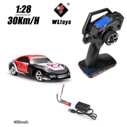 Wltoys RC 1/28 30Km/H 284131 K989 With Upgrade LCD Remote Control High Speed Racing Mosquito 2.4GHz Off-Road RTR Rally Drift Car