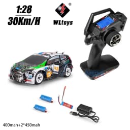 Wltoys RC 1/28 30Km/H 284131 K989 With Upgrade LCD Remote Control High Speed Racing Mosquito 2.4GHz Off-Road RTR Rally Drift Car