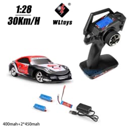 Wltoys RC 1/28 30Km/H 284131 K989 With Upgrade LCD Remote Control High Speed Racing Mosquito 2.4GHz Off-Road RTR Rally Drift Car