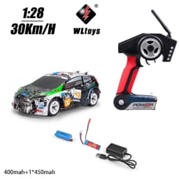 Wltoys RC 1/28 30Km/H 284131 K989 With Upgrade LCD Remote Control High Speed Racing Mosquito 2.4GHz Off-Road RTR Rally Drift Car