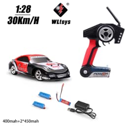 Wltoys RC 1/28 30Km/H 284131 K989 With Upgrade LCD Remote Control High Speed Racing Mosquito 2.4GHz Off-Road RTR Rally Drift Car