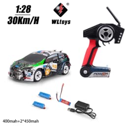 Wltoys RC 1/28 30Km/H 284131 K989 With Upgrade LCD Remote Control High Speed Racing Mosquito 2.4GHz Off-Road RTR Rally Drift Car
