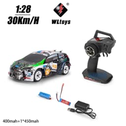 Wltoys RC 1/28 30Km/H 284131 K989 With Upgrade LCD Remote Control High Speed Racing Mosquito 2.4GHz Off-Road RTR Rally Drift Car